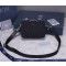 Dior 디올 블랙 Oblique 자카드 숄더 스트랩 파우치