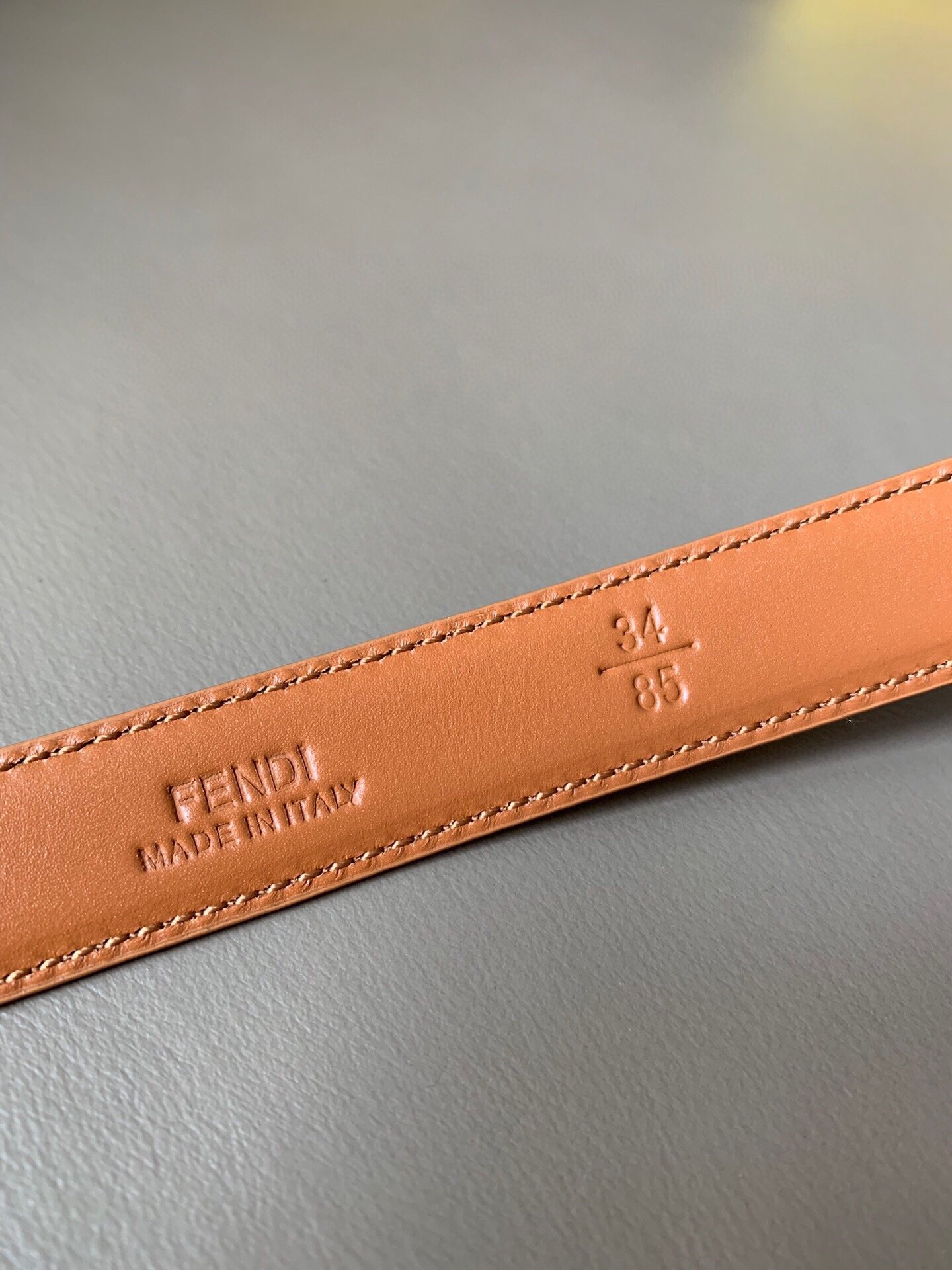 FENDI 2020SS 로고 디자인 커프스 버클 록 컬러 벨트 (폭:20mm)
