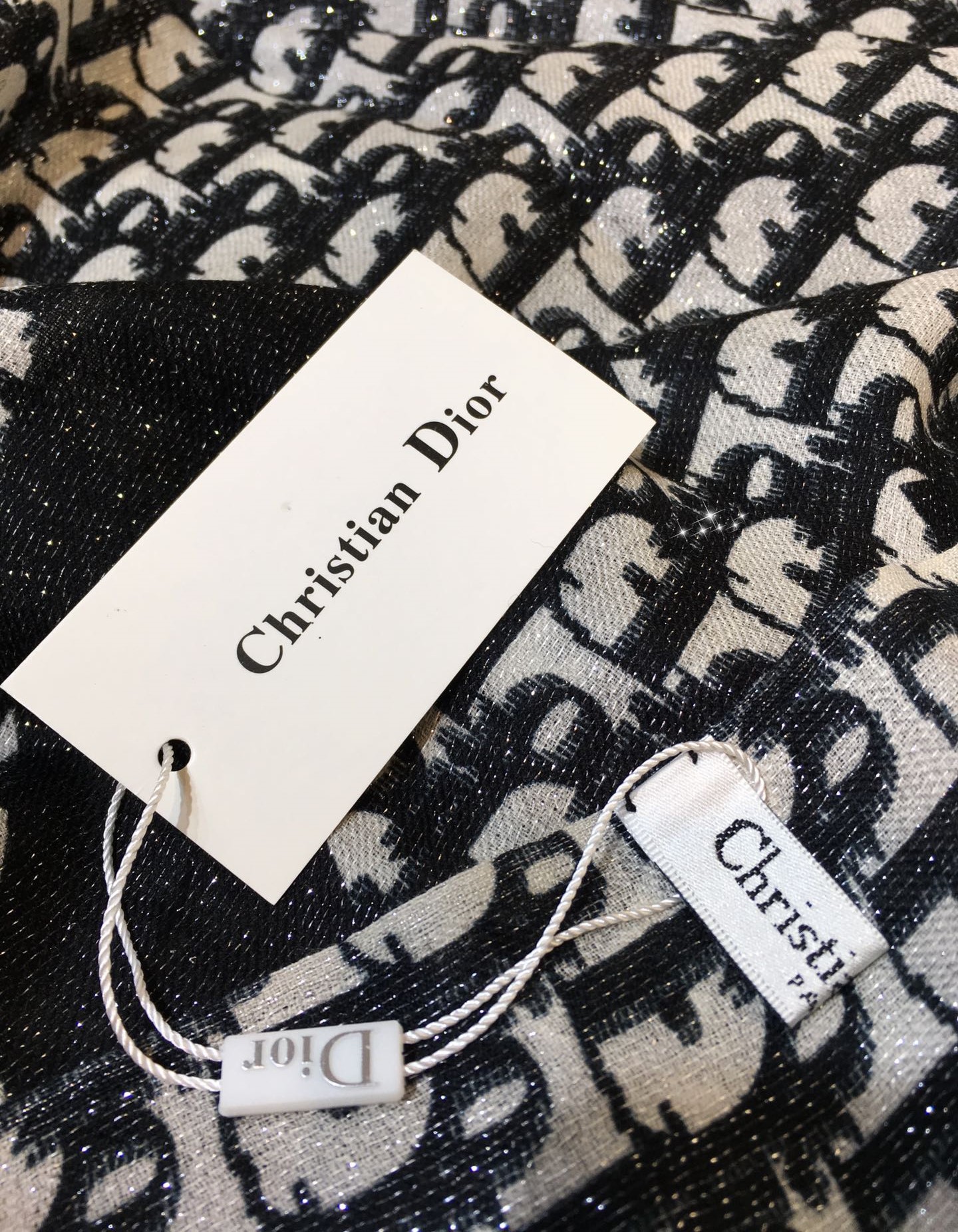 Dior 디올 오블리크 로고 스카프