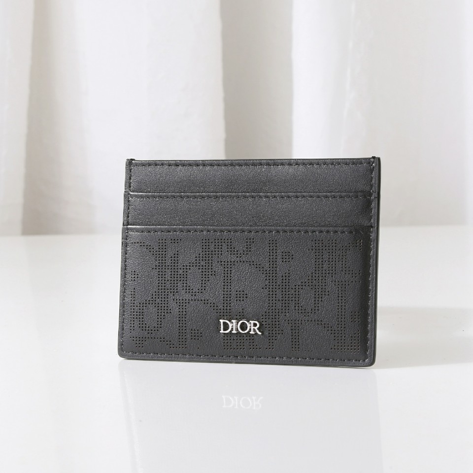 Dior 디올 Dior Oblique Galaxy 가죽 카드 홀더