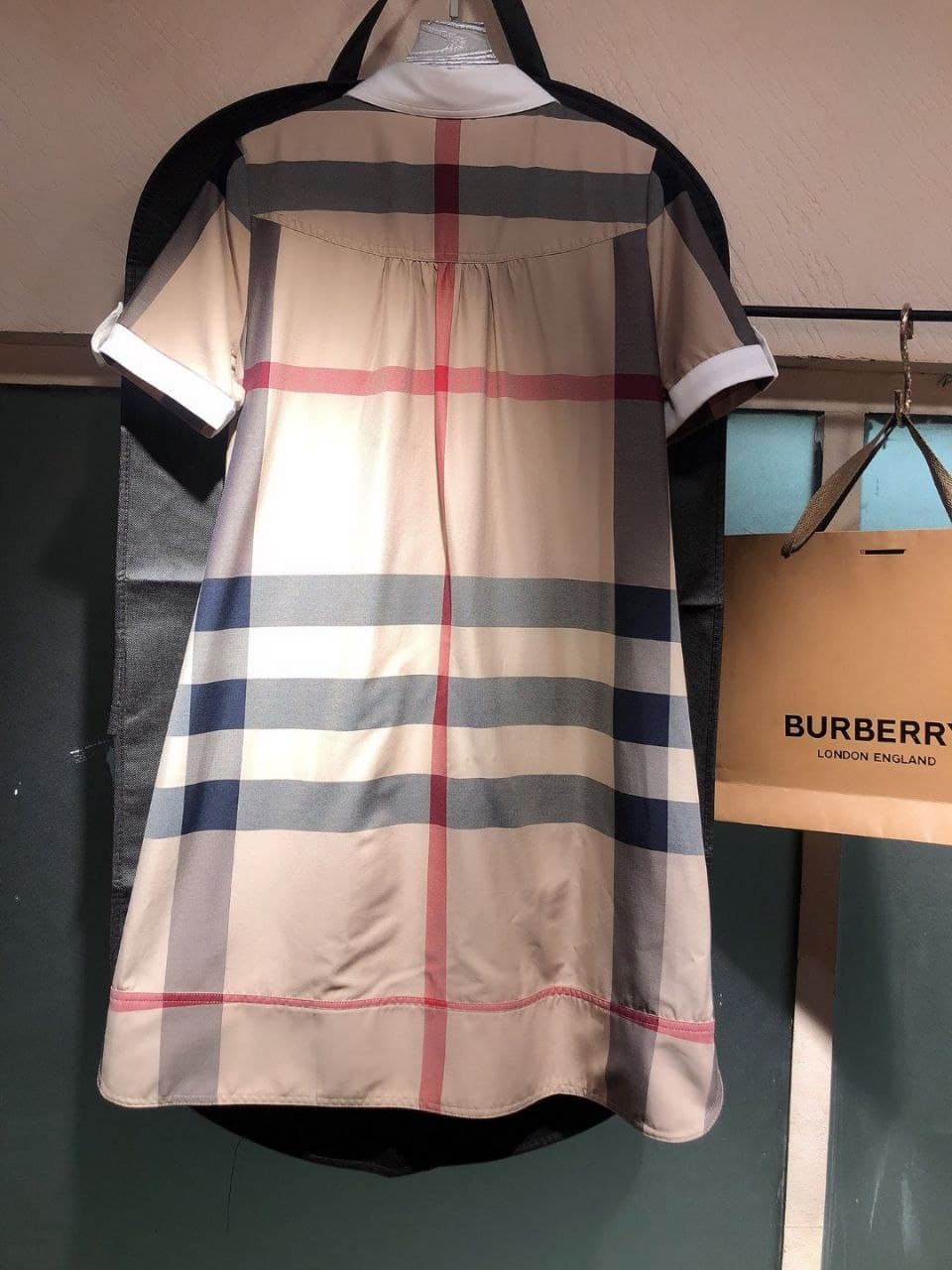 BURBERRY 버버리 체크 셔츠 드레스