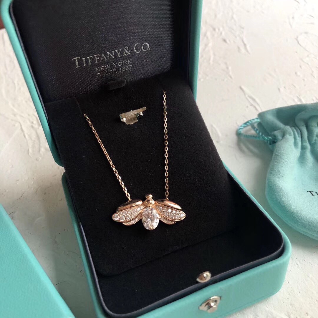 TIFFANY&CO 티파니 다이아몬드 파이어 플라이 팬던트