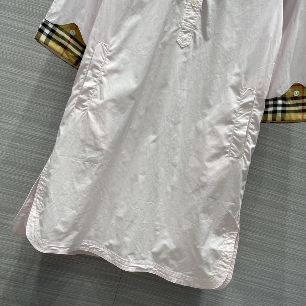 BURBERRY 버버리 빈티지 체크 셔츠 드레스