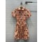 BURBERRY 버버리 모노그램 프린트 코튼 셔츠 드레스