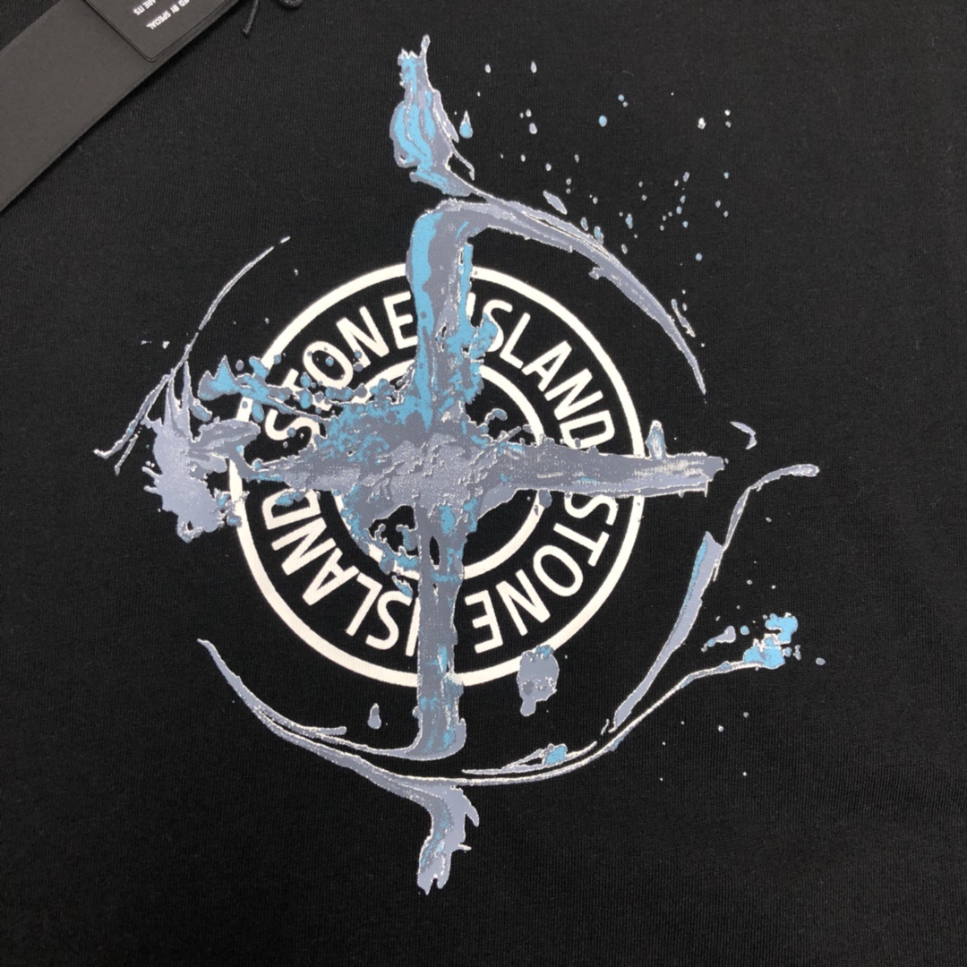 Stone Island 스톤 아일랜드 마블 원 프린팅 티셔츠