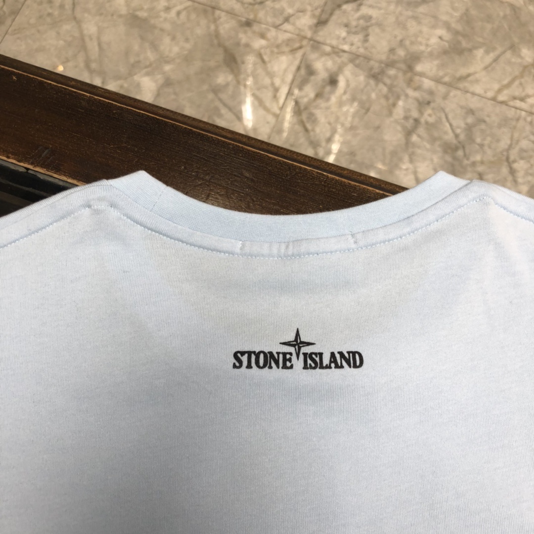 Stone Island 스톤 아일랜드 마블 원 프린팅 티셔츠
