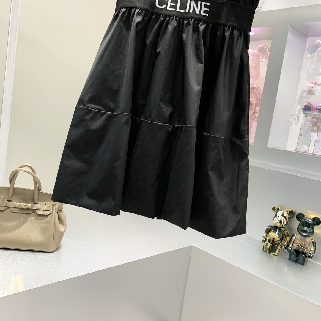 CELINE 셀린느 CELINE PARIS 로고 드레스