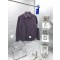 Thom Browne 톰 브라운 가먼트 다이 코듀로이 4-바 스냅 프론트 셔츠 재킷