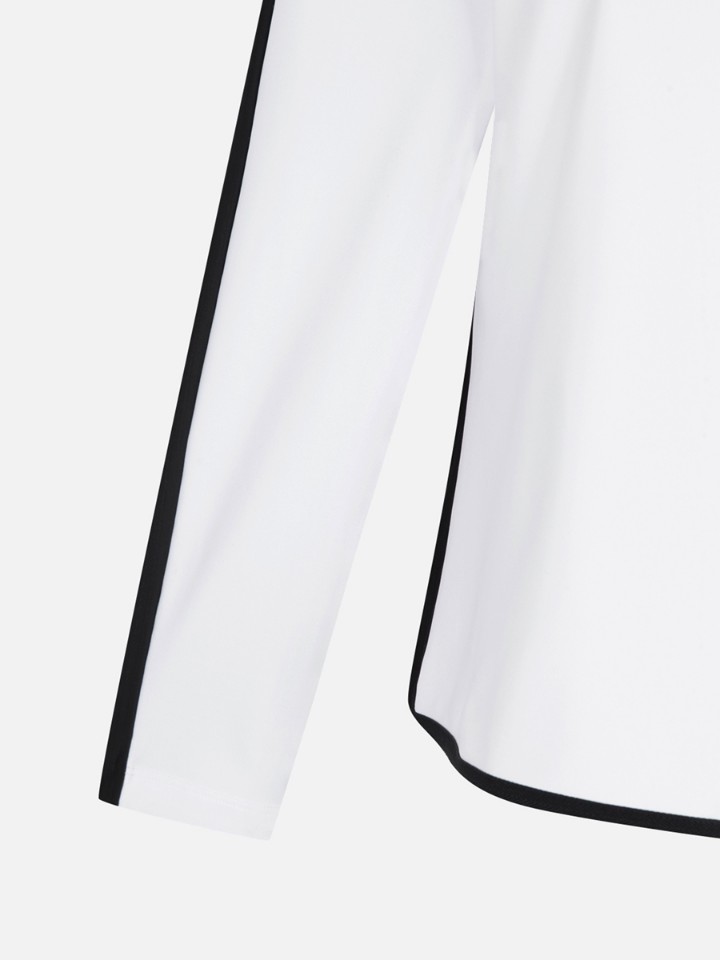 (정품) PXG 여성 폴 컬러 블록 티셔트