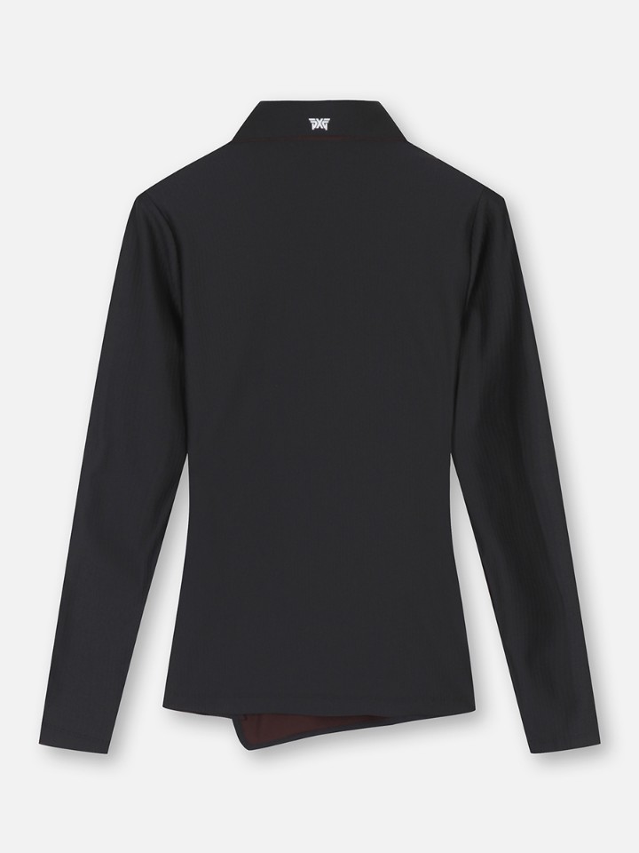 (정품) PXG 여성 폴 컬러 블록 티셔트
