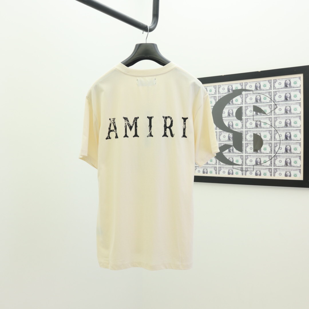 AMIRI 아미리 지그재그 크랙클 티셔츠 (공용)