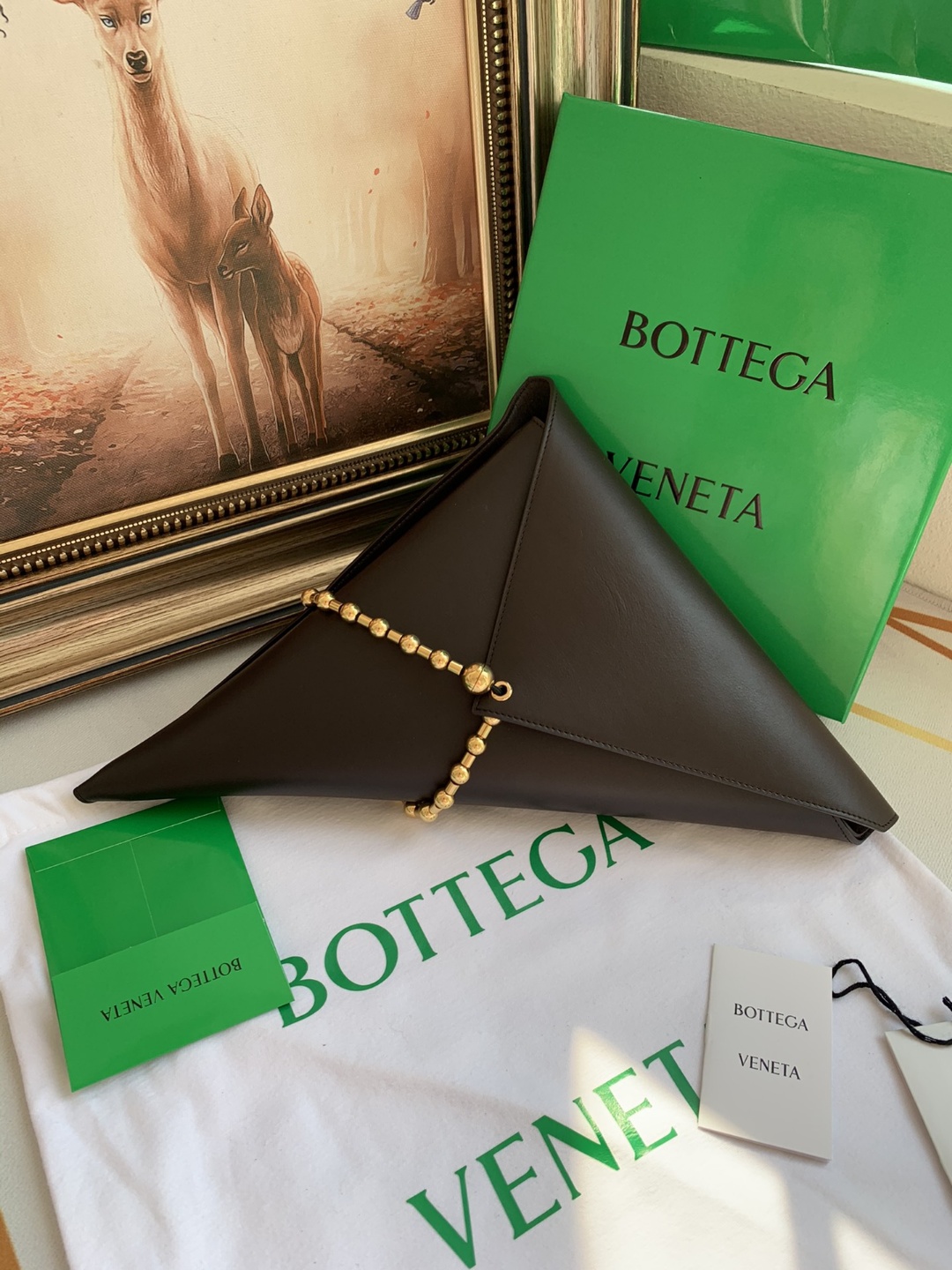 BOTTEGA VENETA 보테가 베네타 트라이앵글 파우치