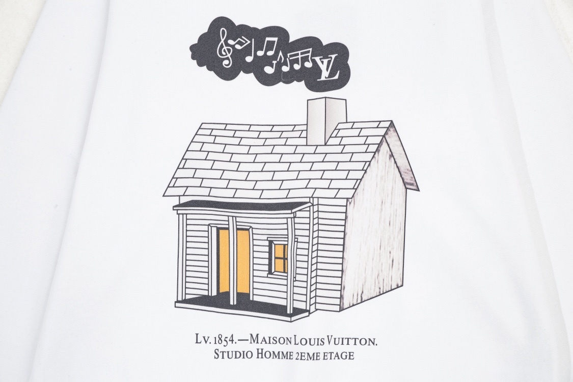 LOUIS VUITTON 루이비통 하우스 프린트 스웨트 티셔츠 (공용)