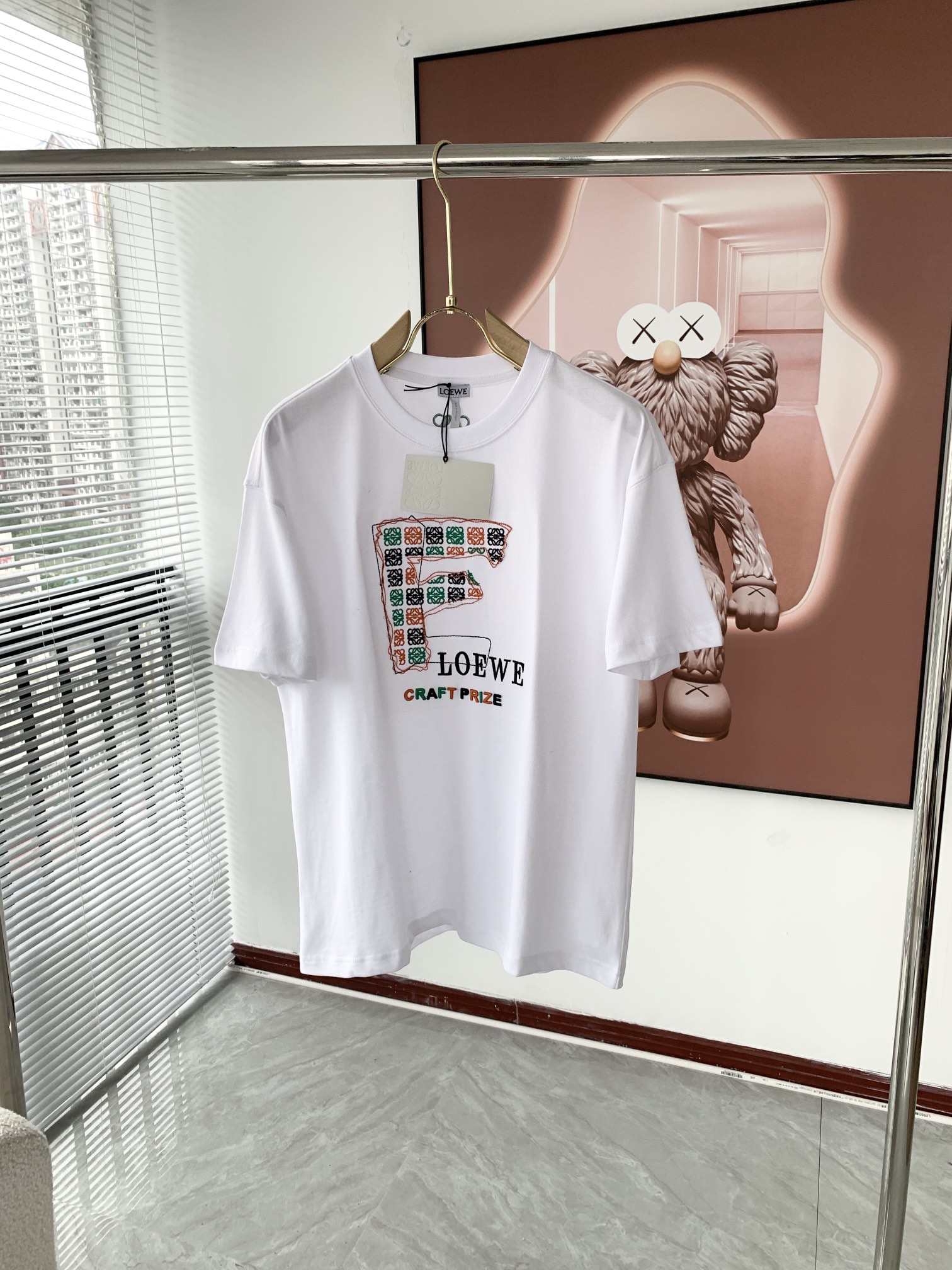 FENDI 펜디x로에베 로고프린트 티셔츠 (공용)